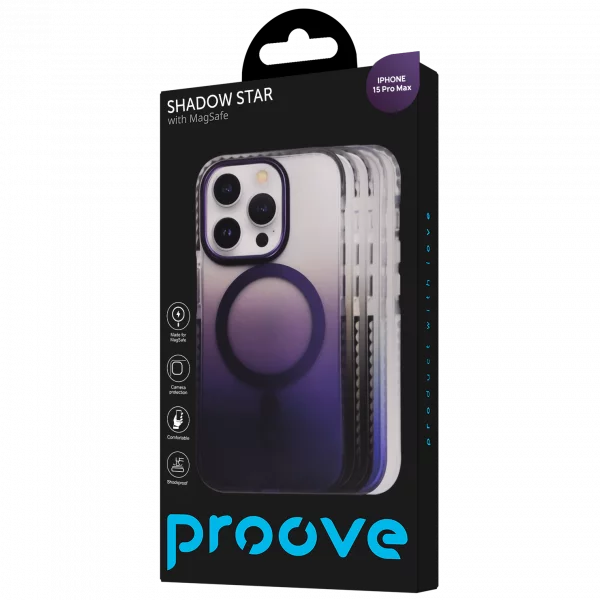 Proove Shadow Star Case with Magnetic Ring iPhone 15 Pro Max - фото 2