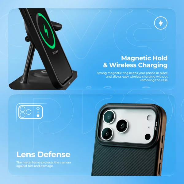 Proove Force Armor Case with Magnetic Ring iPhone 16 Pro - Photo 3