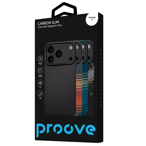 Proove Carbon Slim with Magnetic Ring iPhone 17 - 照片 2