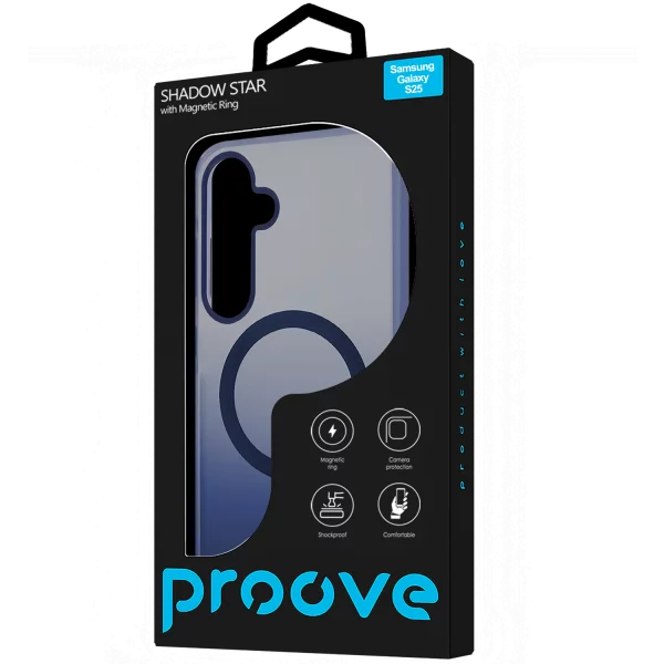 Proove Shadow Star Case with Magnetic Ring Samsung Galaxy S25 - Photo 2