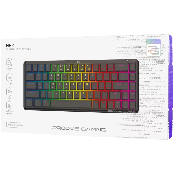 Proove Gaming AFK Wireless Keyboard (English Layout) - Photo 3