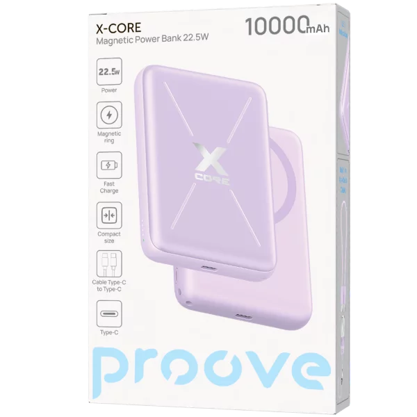 Power Bank Proove X-Core 22.5W 10000mAh With Cable Type-C to Type-C - 照片 1