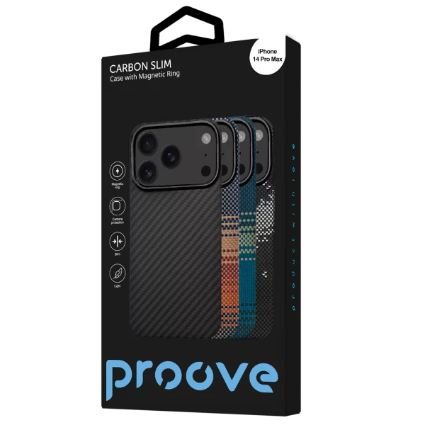 Proove Carbon Slim with Magnetic Ring iPhone 14 Pro Max - Photo 2