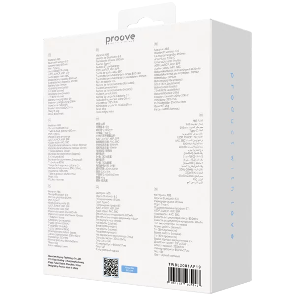 Wireless Earphones Proove Blitz II TWS with Hybrid ANC (APP) - foto 4