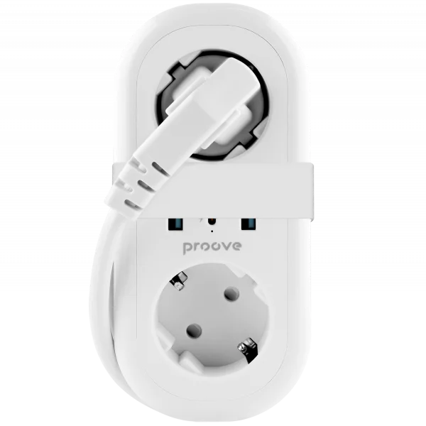 Power Strip Proove Supercoil 20W (2AC + 1 Type-C + 2 USB) 1.5m - Photo 2