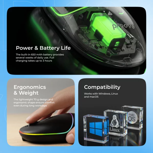 Wireless Mouse Proove Blink - fotoğraf 7