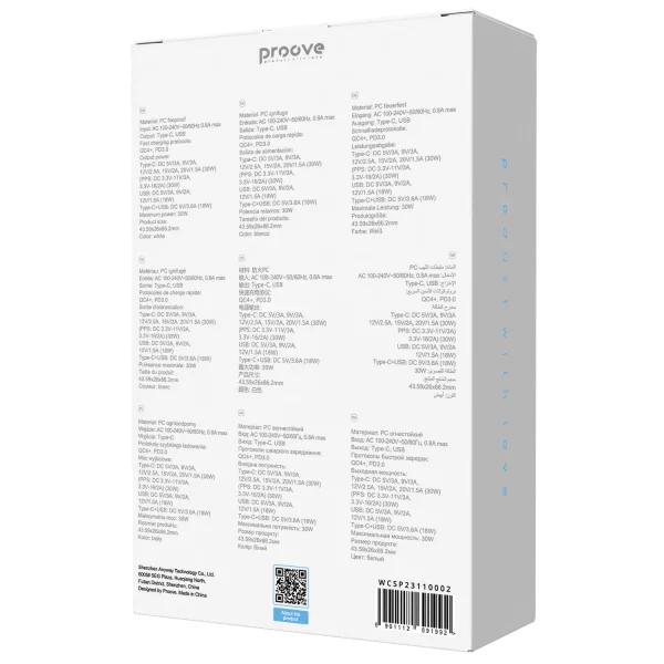 Wandladegerät Proove Silicone Power 2 30W (Typ C + USB) - Foto 2