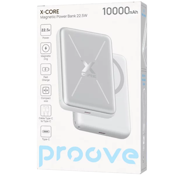 Power Bank Proove X-Core 22.5W 10000mAh With Cable Type-C to Type-C - 照片 1