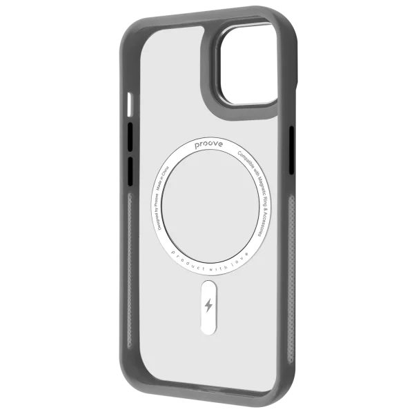 Proove Clear Essence Case with Magnetic Ring iPhone 15 - Photo 1