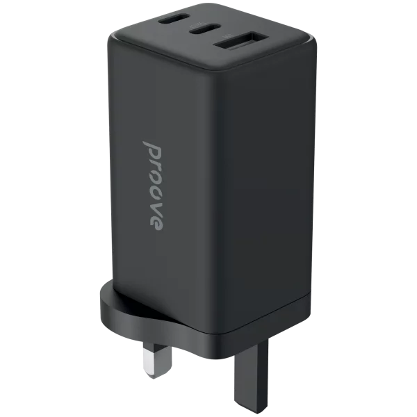 Wall Charger Proove Pocket GaN Max 100W (2*Type-C + USB) UK