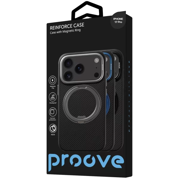 Proove Reinforce Case with Magnetic Ring iPhone 17 Pro - Photo 2