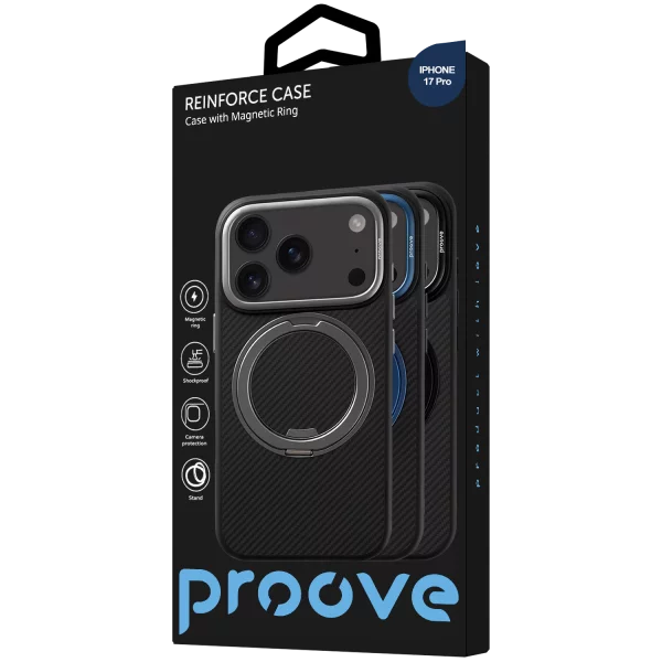Proove Reinforce Case with Magnetic Ring iPhone 17 Pro - Photo 2