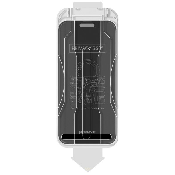 Protective glass Proove Privacy 360 Installation Box iPhone 15 Pro Max - Photo 2
