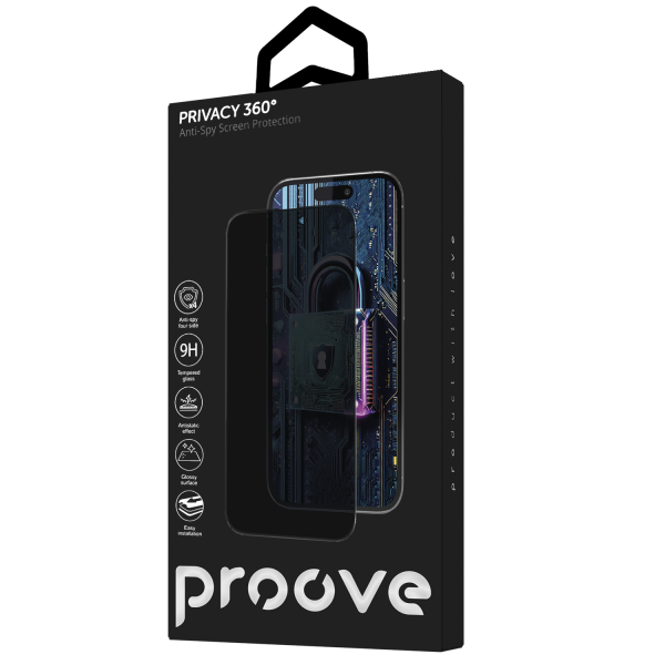 Protective glass Proove Privacy 360 Installation Box iPhone 15 Pro Max