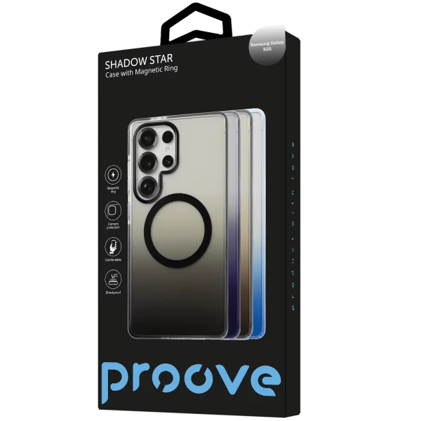 Proove Shadow Star Case with Magnetic Ring Samsung Galaxy S25