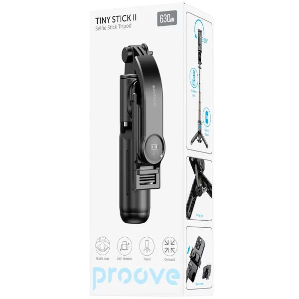 Tripod Proove Tiny Stick II Selfie Stick Tripod (630 mm) - Photo 1