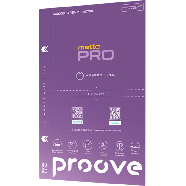 Protective hydrogel film Proove Hydrogel Screen Protection PRO Matte - Photo 1