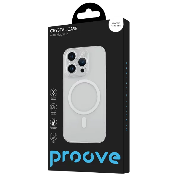 Proove Crystal Case with Magnetic Ring iPhone 14 Pro Max - Photo 1