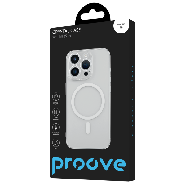 Proove Crystal Case with Magnetic Ring iPhone 15 Pro