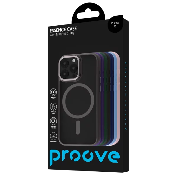 Proove Essence Case with Magnetic Ring iPhone 16 - Photo 2