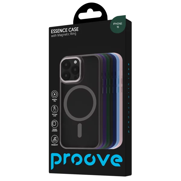 Proove Essence Case with Magnetic Ring iPhone 16 - Photo 2
