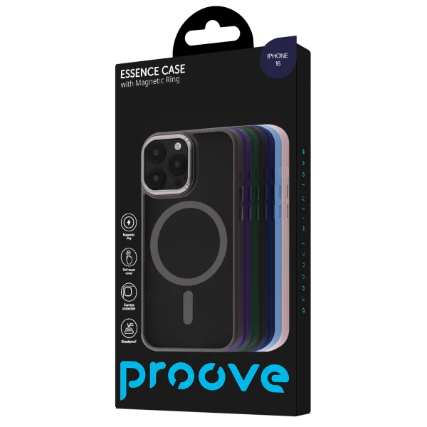 Proove Essence Case with Magnetic Ring iPhone 16 - Photo 2