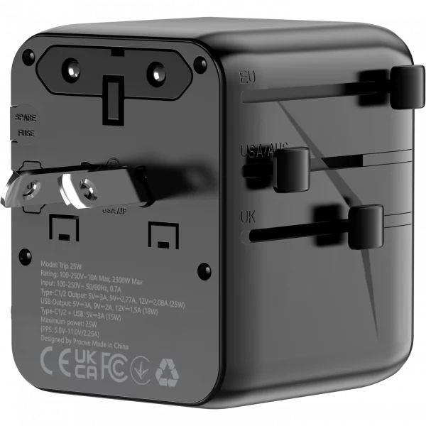 Travel Adapter Proove Trip 25W - 照片 7