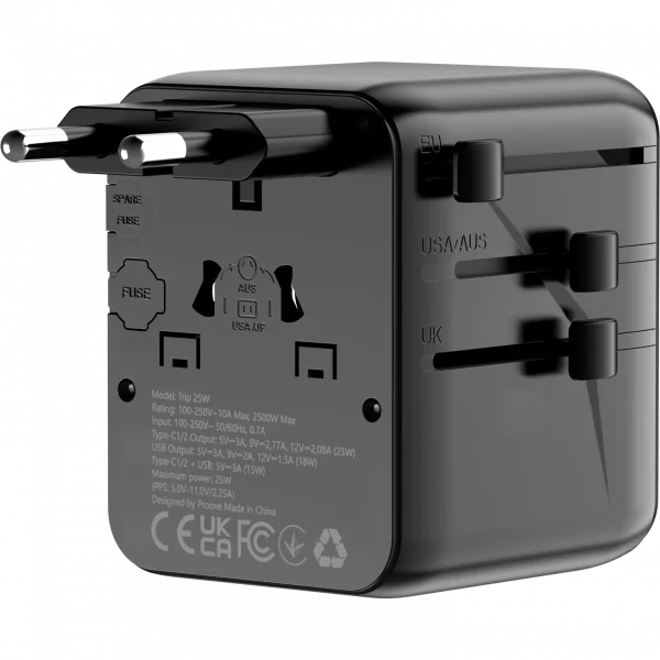 Travel Adapter Proove Trip 25W - 照片 4