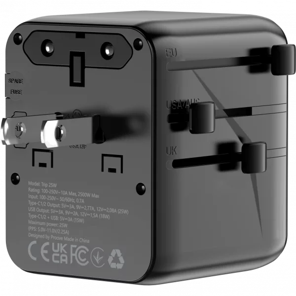 Travel Adapter Proove Trip 25W - 照片 6