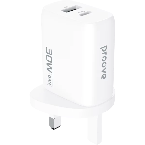 Wall Charger Proove Silicone Power 2 30W (Type-C + USB) UK