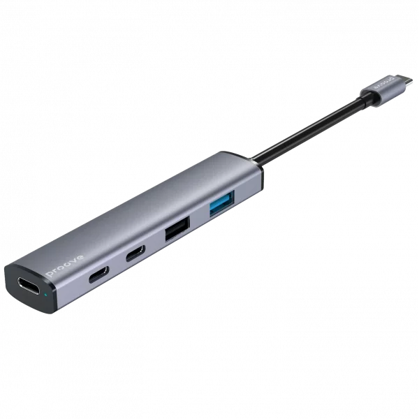 Type-C-HUB Proove Arc Link 5 in 1 (2*USB + 3*Type-C)