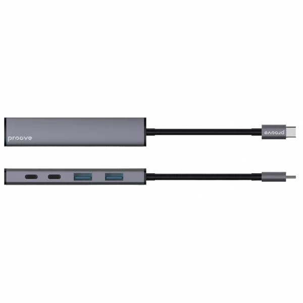 Type-C-HUB Proove Arc Link 5 in 1 (2*USB + 3*Type-C) - foto 3