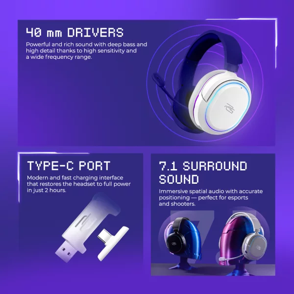Wireless Headset Proove Gaming Rapture (APP) - Photo 4