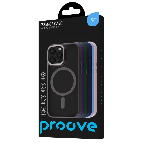 Proove Essence Case with Magnetic Ring iPhone 16 - Photo 2