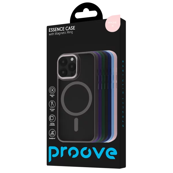 Proove Essence Case with Magnetic Ring iPhone 16 - Photo 2