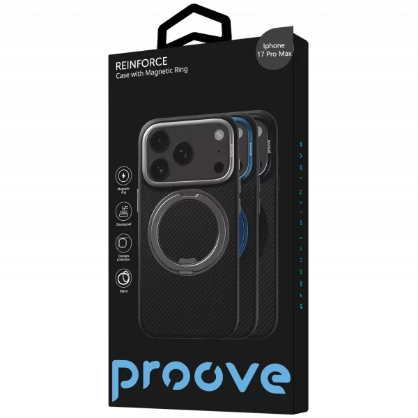 Proove Reinforce Case with Magnetic Ring iPhone 17 Pro Max - Foto 2