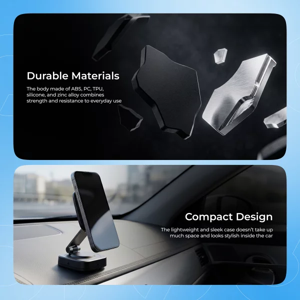 Car Holder Proove Block Magnetic Suction Type Universal Mount - foto 7