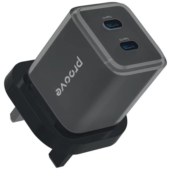 Wall Charger Proove Pure GaN 45W (Type-C + Type-C) UK