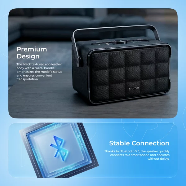 Portable Speaker Proove Fader 80W (APP) - Zdjęcie 8