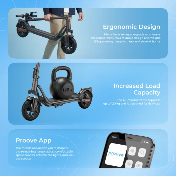 Electric Scooter Proove Model City Pulse (APP) - foto 2