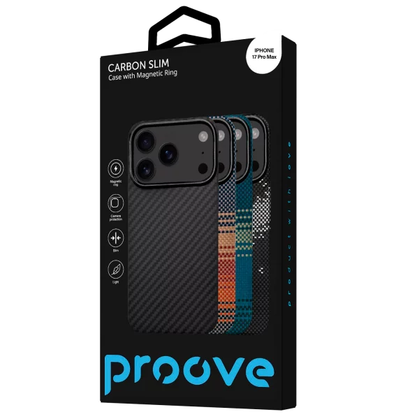 Proove Carbon Slim with Magnetic Ring iPhone 17 Pro Max - Foto 2