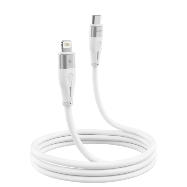 Кабель Soft Silicone Type-C to Lightning 2m - фото 1