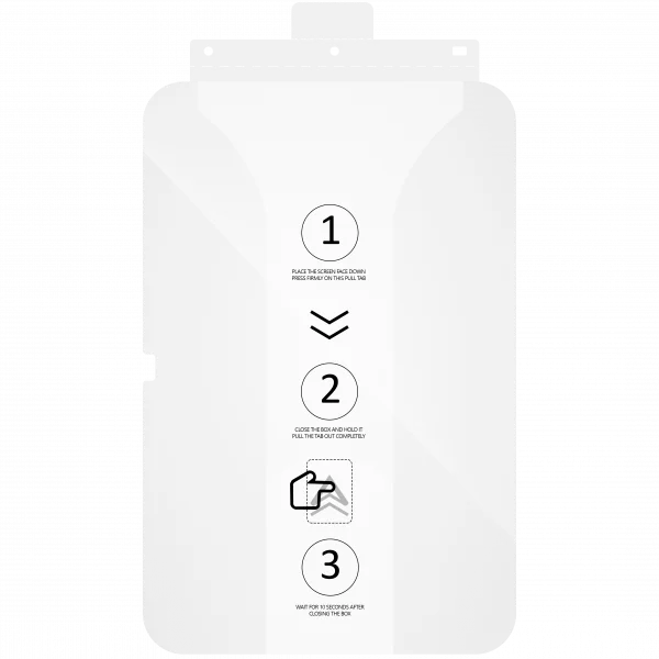 Protective glass Proove Achilles Installation Box for iPad Air 13 2024/Air 13 2025 - Foto 1
