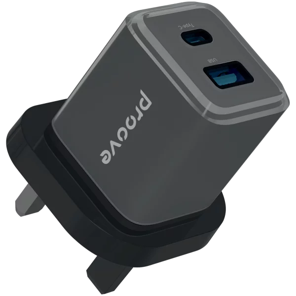 Wall Charger Proove Pure GaN Plus 30W (Type-C + USB) UK