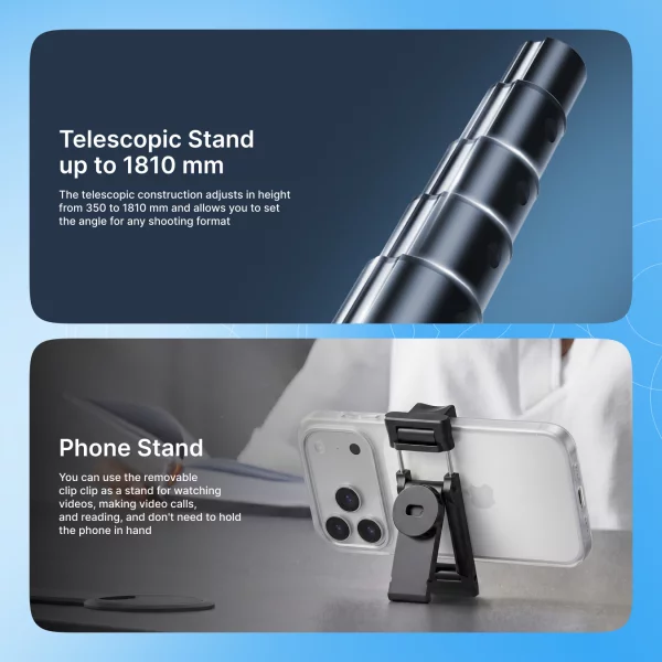 Selfie Stick Tripod Proove Strix (1810mm) - Photo 10