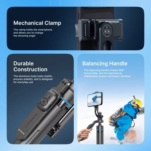 Selfie Stick Tripod Proove Strix (1810mm) - Photo 9