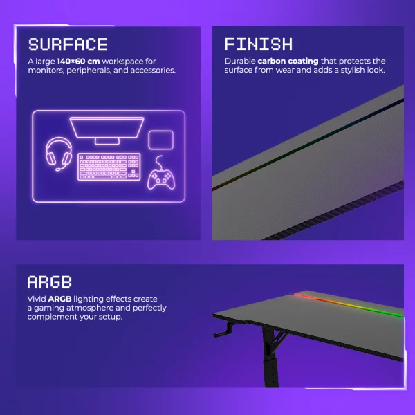 Table Proove Gaming Glitch - Foto 11