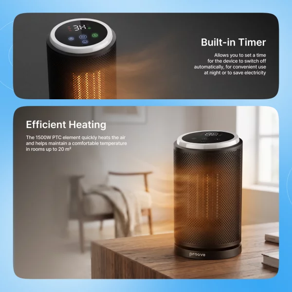 Fan Heater Proove Fireside - fotoğraf 2
