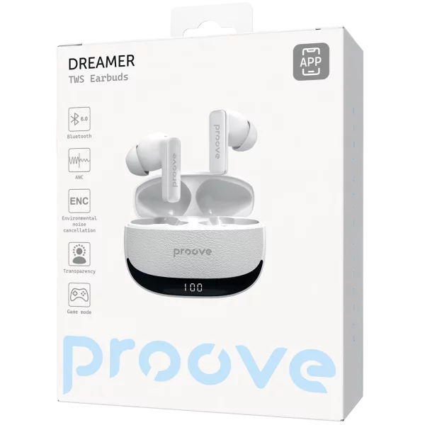 Wireless Earphones Proove Dreamer TWS with ANC (APP) - foto 5