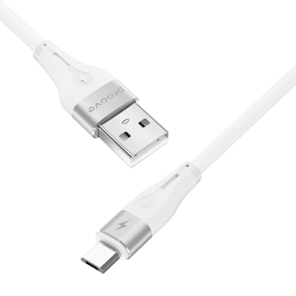 Cable Proove Soft Silicone USB to Micro USB 2.4A (1m) - Foto 2